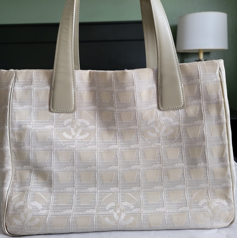 Authentic Chanel Travel line tote